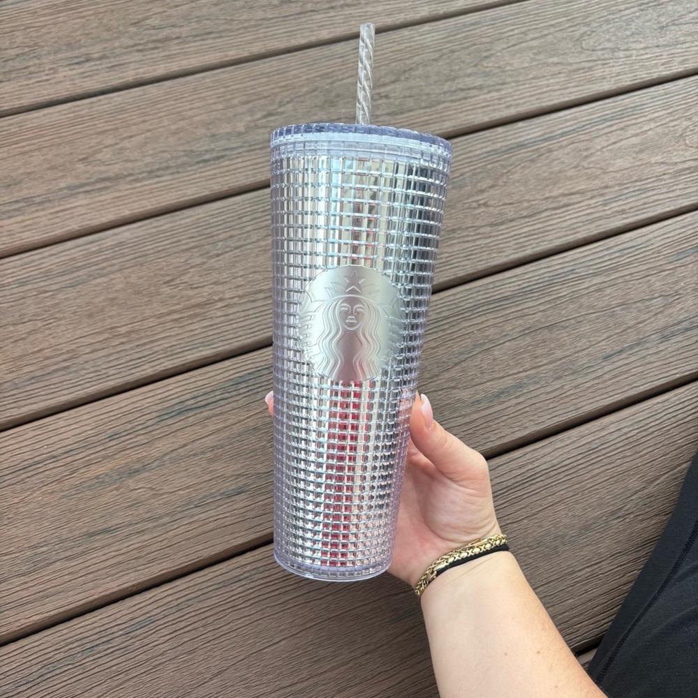 Starbucks Metallic Textured Tumbler